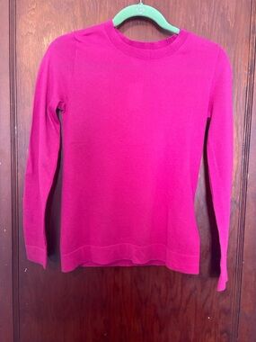 J. Crew Fuchsia Crewneck Sweater